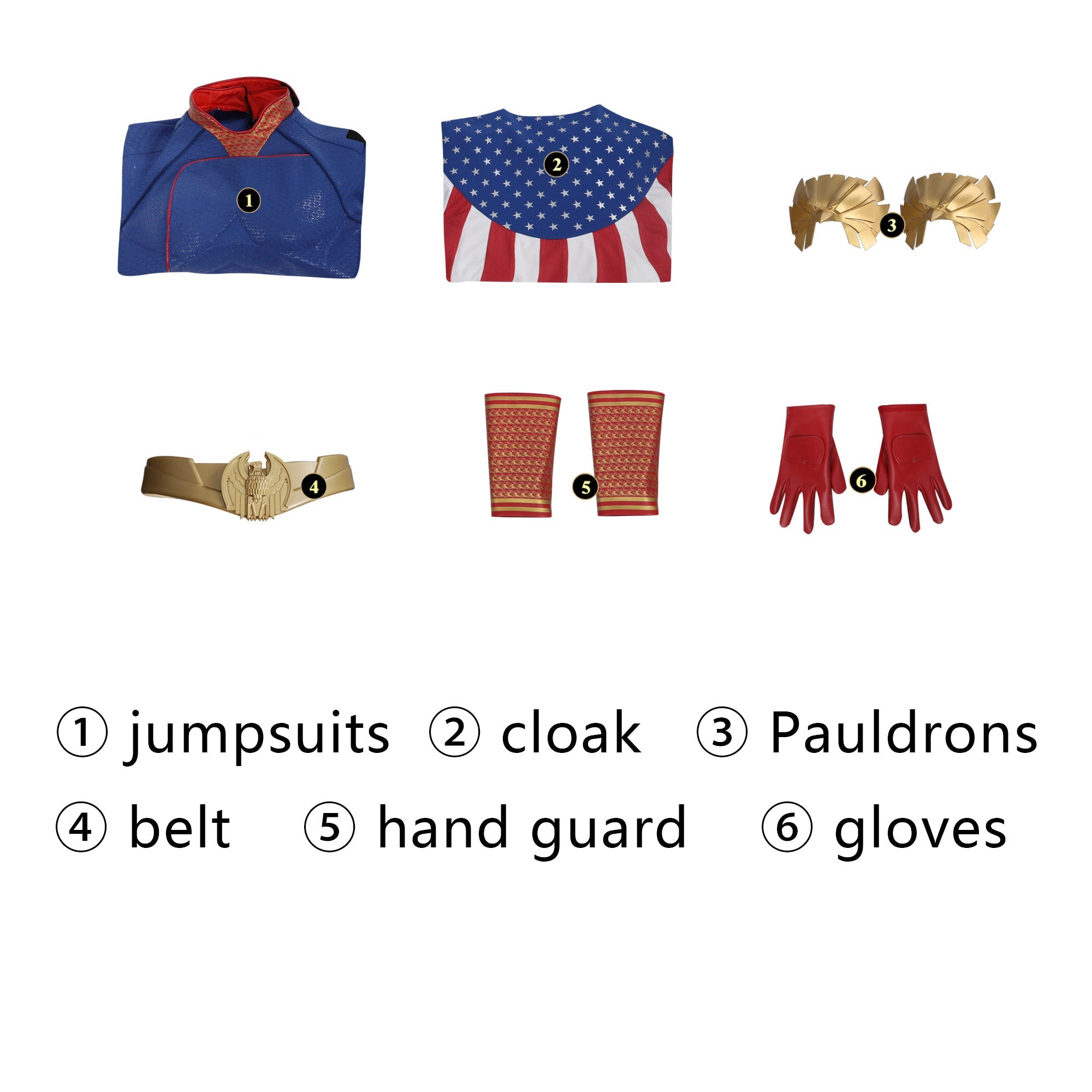 [ylevol] The Boys Season 3 The Homelander Male Top Pro Cosplay Costumes