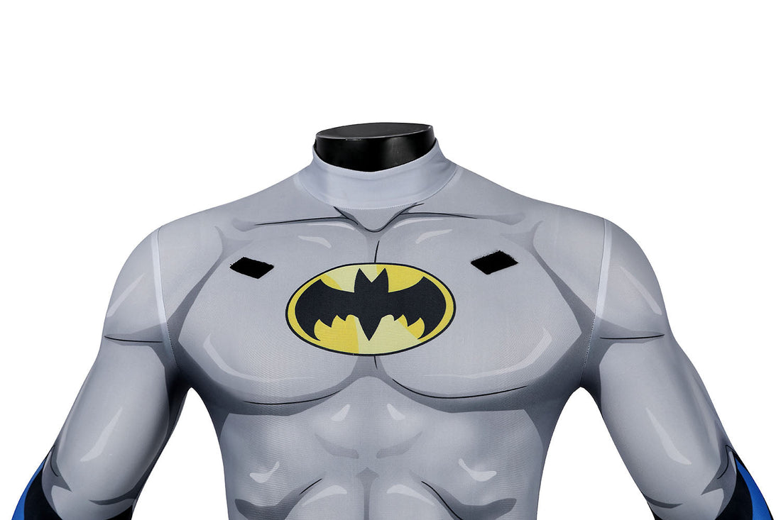 The Batman Bruce Wayne (TV Series) Male Jumpsuit Cosplay Costumes