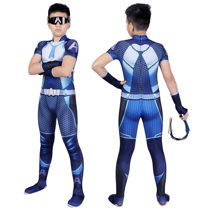 [ylevol] The Boys A-train Kids Jumpsuit with Glasses Cosplay Costumes
