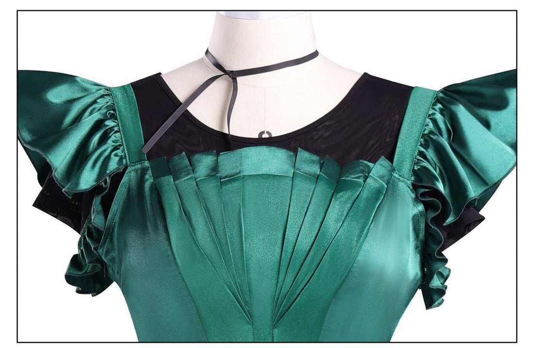 [ylevol] Wednesday 2 Addams Agnes Nevermore Academy Dance Dress Adult Kids Costumes