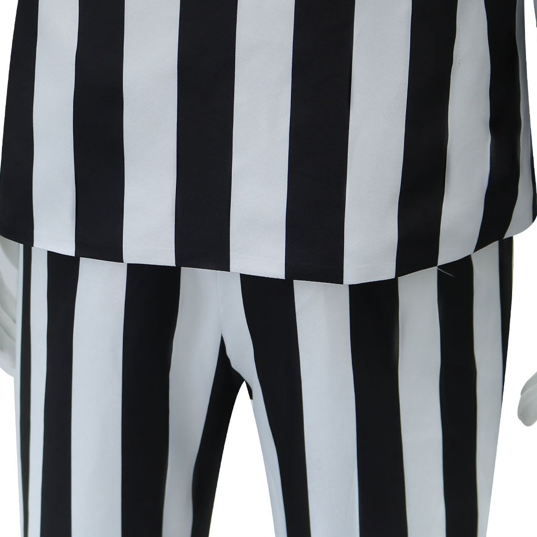 [ylevol] Beetle Juice Michael Keaton Stripe Suit Halloween Cosplay Costumes