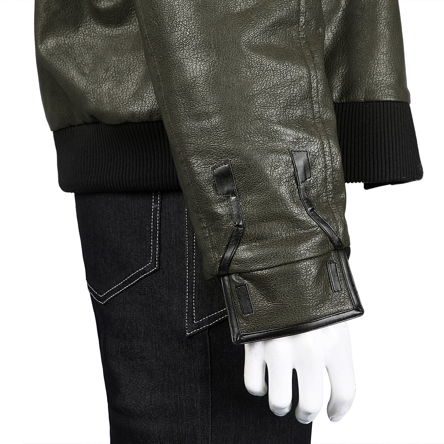 [ylevol] Cyberpunk 2077 V PU Leather Top Level Full Set Cosplay Costumes