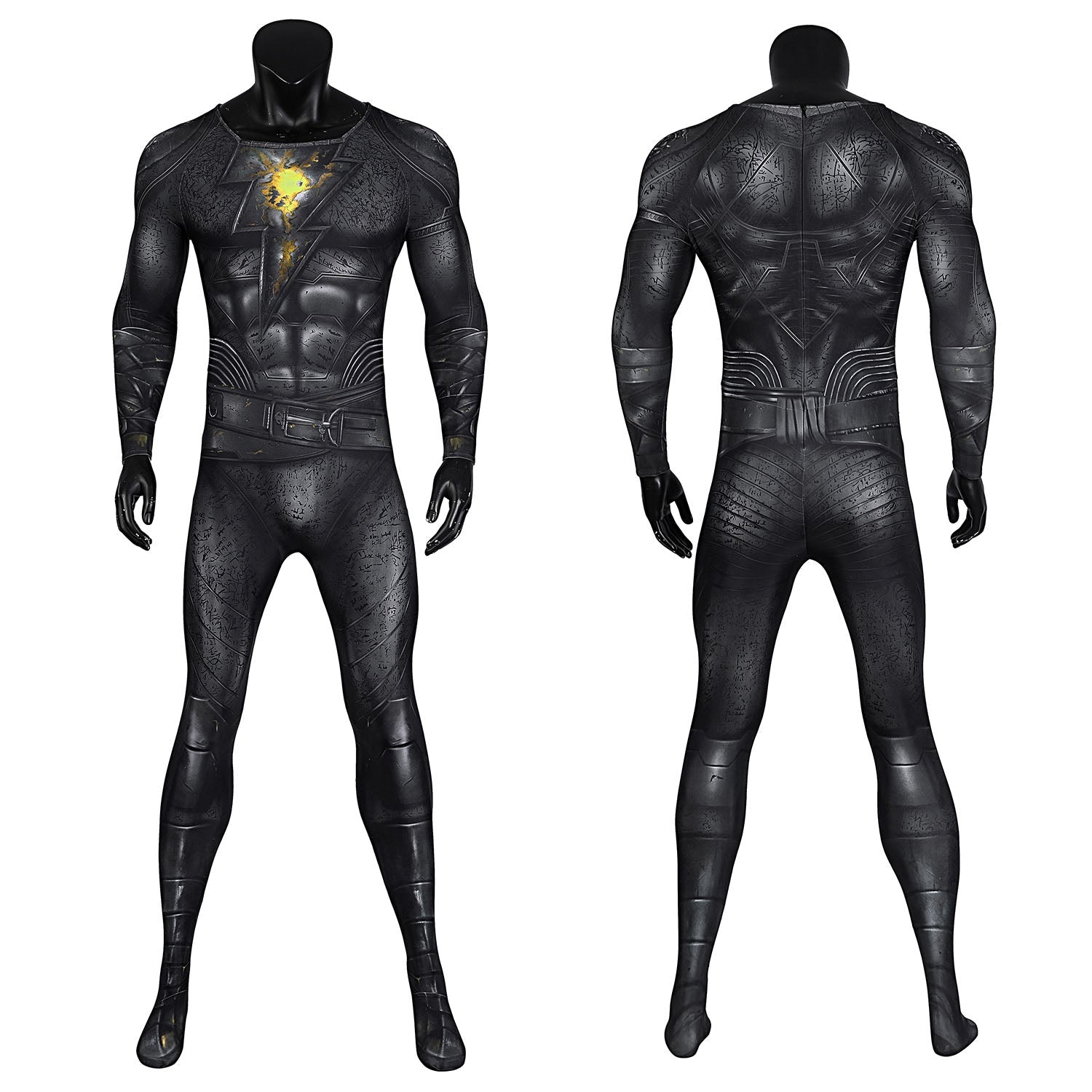 [ylevol] Comics Black Adam Male Jumpsuit with Hooded Cloak Costumes