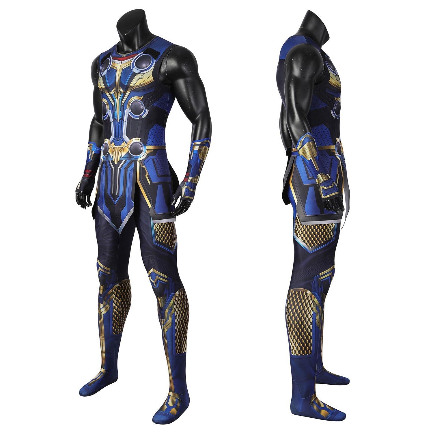 [ylevol] Thor 4 Love and Thunder Male Sleeveless Jumpsuit with Cloak Costumes