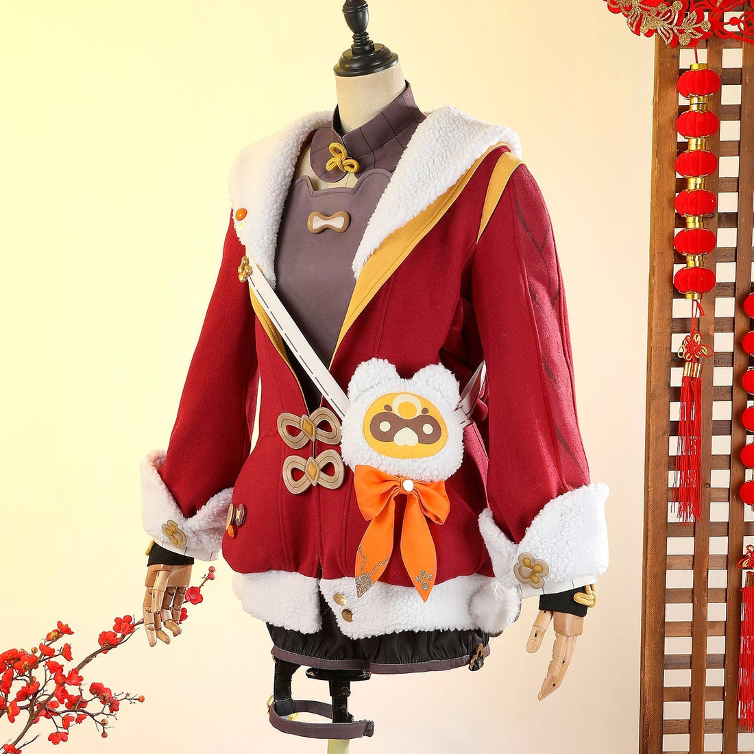 [ylevol] Game Genshin Impact Xiangling Lantern Rite Suit Cosplay Costumes