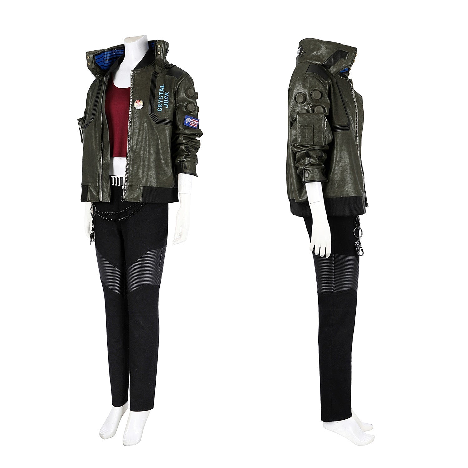 [ylevol] Cyberpunk 2077 V  Top Level Full Set Female Cosplay Costumes