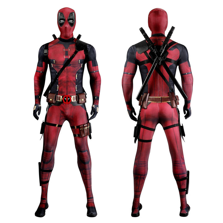 [ylevol] Deadpool 3 Wade Wilson Male Jumpsuit with Accessories Cosplay Costumes