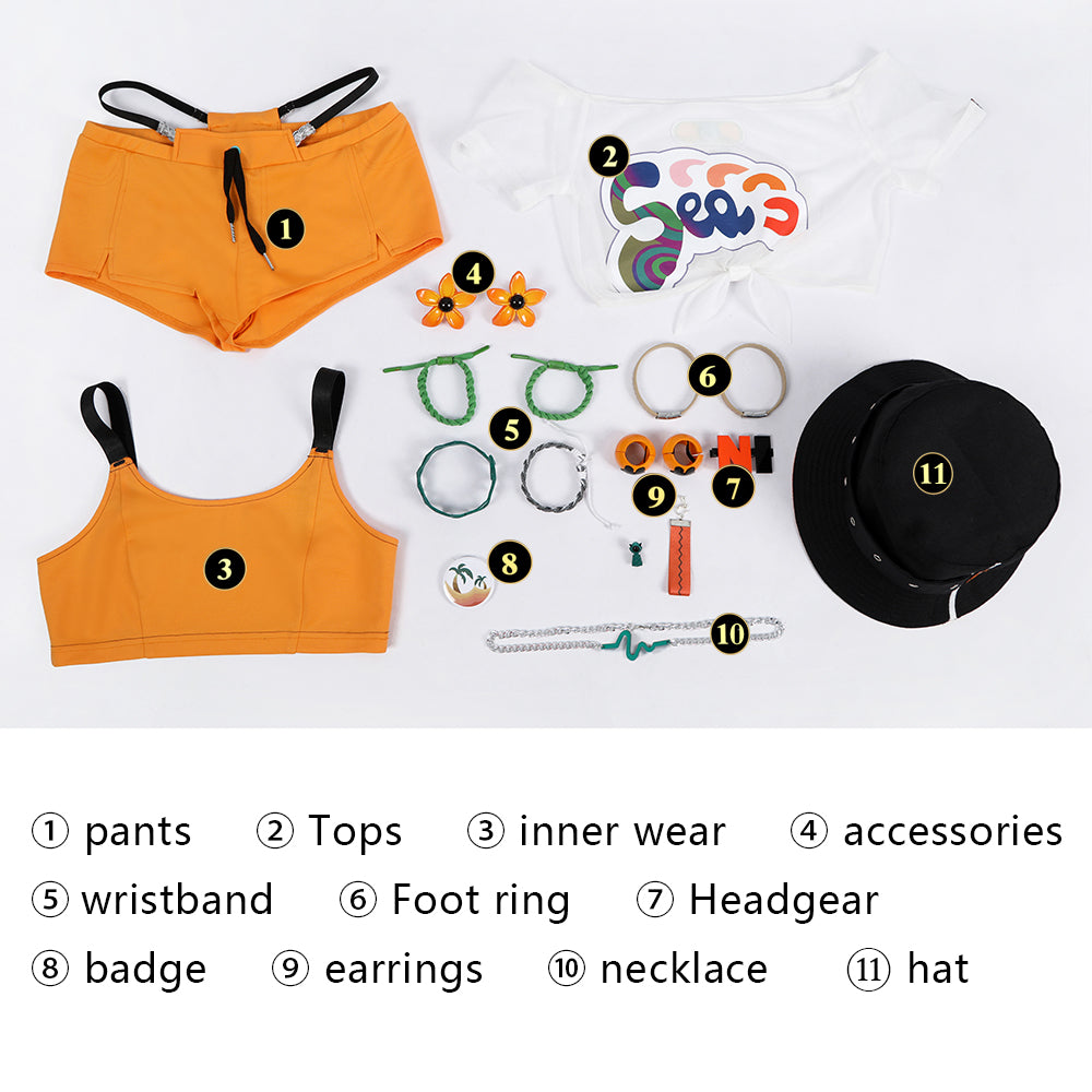 [ylevol] Game Zenless Zone Zero Belle Swimsuit Full Set Cosplay Costumes