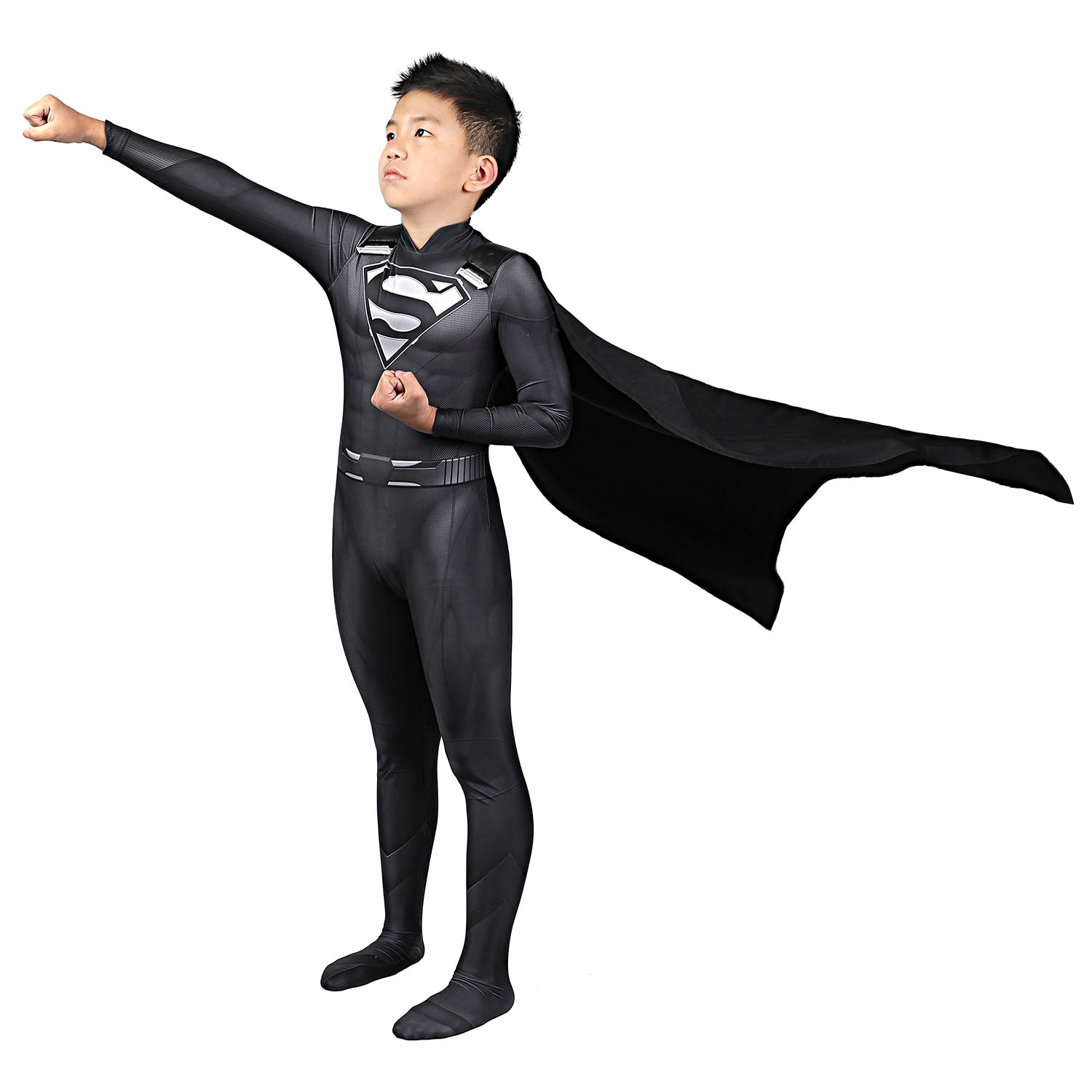 [ylevol] Superman Crisis on Infinite Earths Clark Kent Kids Jumpsuit Cosplay Costumes