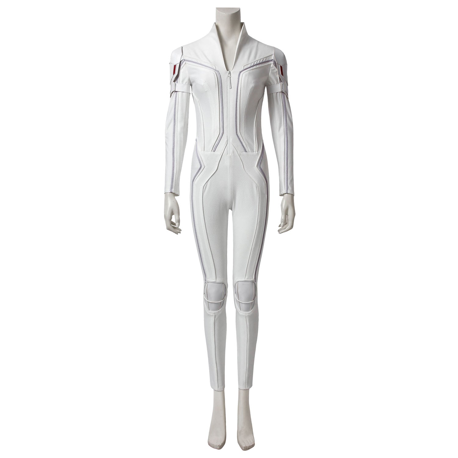 [ylevol] Black Widow Natasha Romanoff White Suit Female Cosplay Costumes