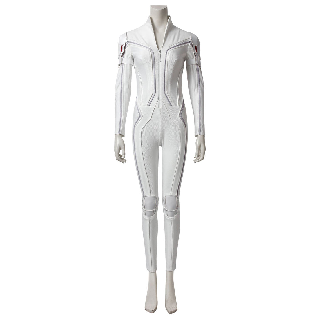 [ylevol] Black Widow Natasha Romanoff White Suit Female Cosplay Costumes
