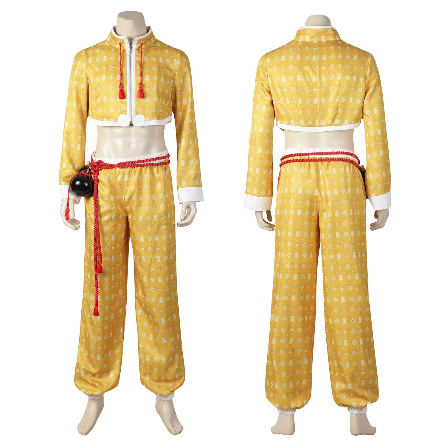 [ylevol] Street Fighter 6 Jamie Male Yellow Cosplay Costumes