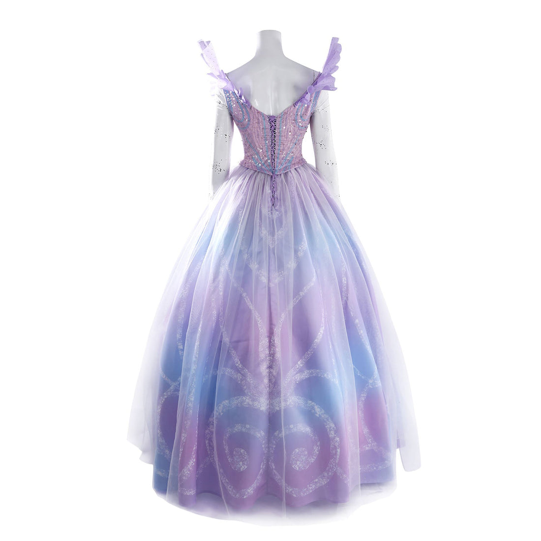 [ylevol] Wicked: For Good Part Two Galinda Dress with Crown Cosplay Costumes
