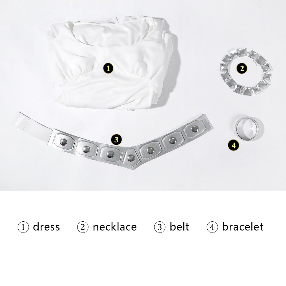 [ylevol] Star Wars 4 A New Hope Princess Leia Dress Cosplay Costumes
