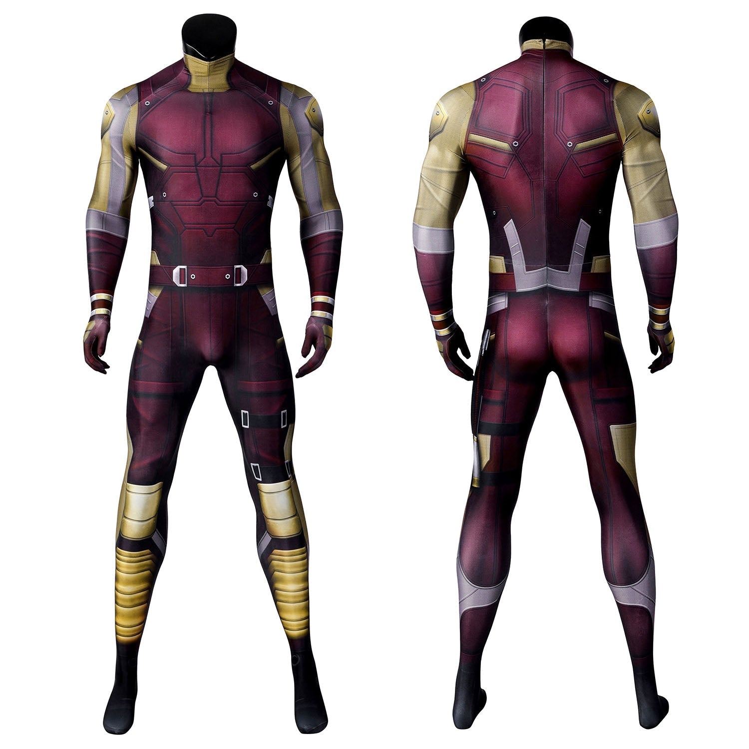 [ylevol] She-Hulk Daredevil Bodysuit Male Jumpsuit with Helmet Cosplay Costumes