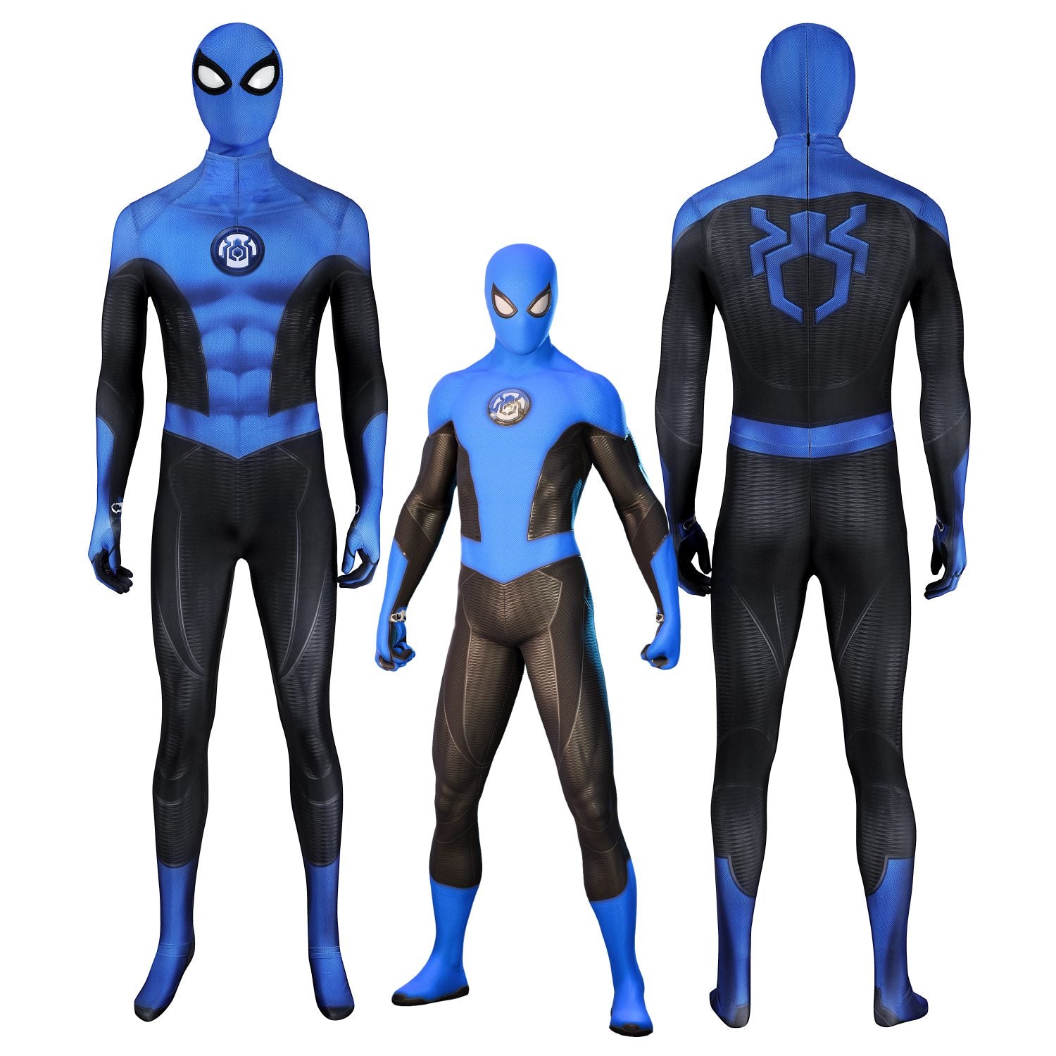 [ylevol] Marvel's Spider-Man 2 New Blue Suit Male Jumpsuit Cosplay Costumes