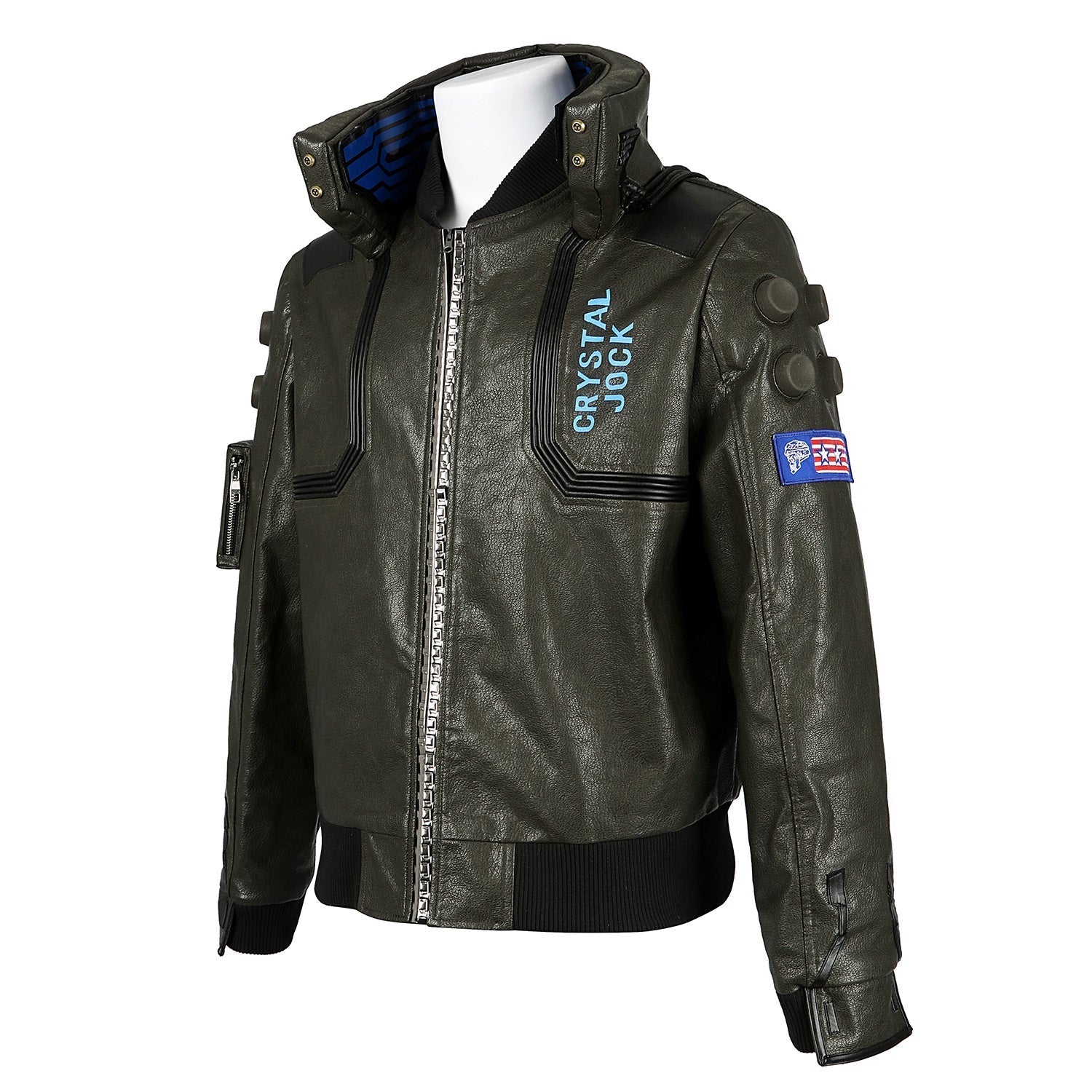 [ylevol] Cyberpunk 2077 V PU Leather Top Level Full Set Cosplay Costumes