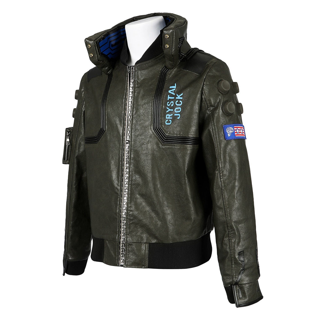 [ylevol] Cyberpunk 2077 V PU Leather Top Level Full Set Cosplay Costumes