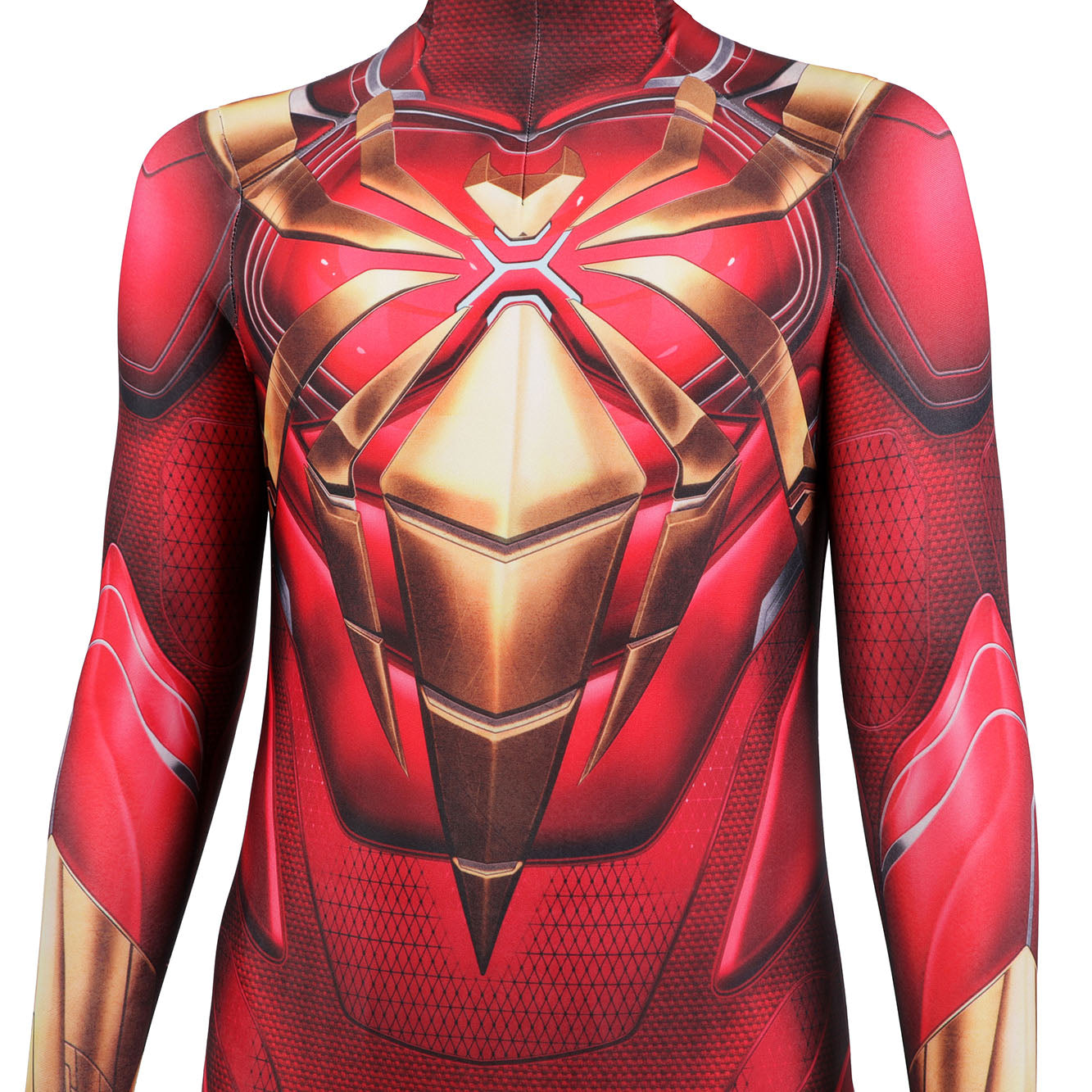 [ylevol] Marvel's Spider-Man Iron Spider Armor Kids Jumpsuit Cosplay Costumes