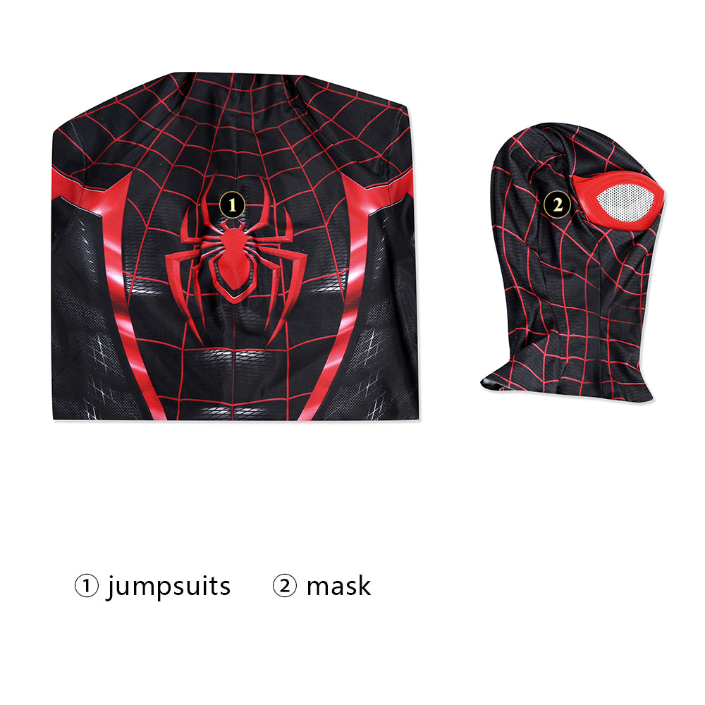 [ylevol] Marvel's Spider-Man 2 Miles Morales New Version Male Jumpsuit Costumes