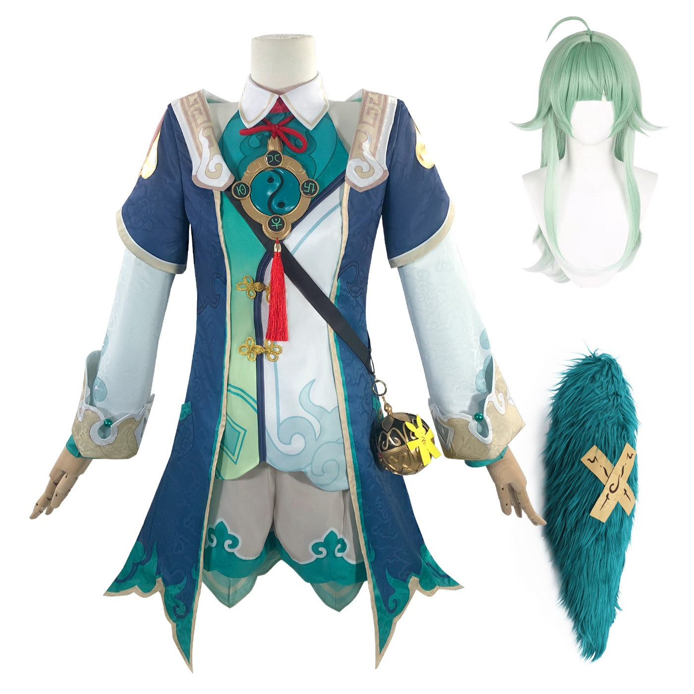 [ylevol] Game Honkai: Star Rail Huohuo Fullset with Tail Cosplay Costumes