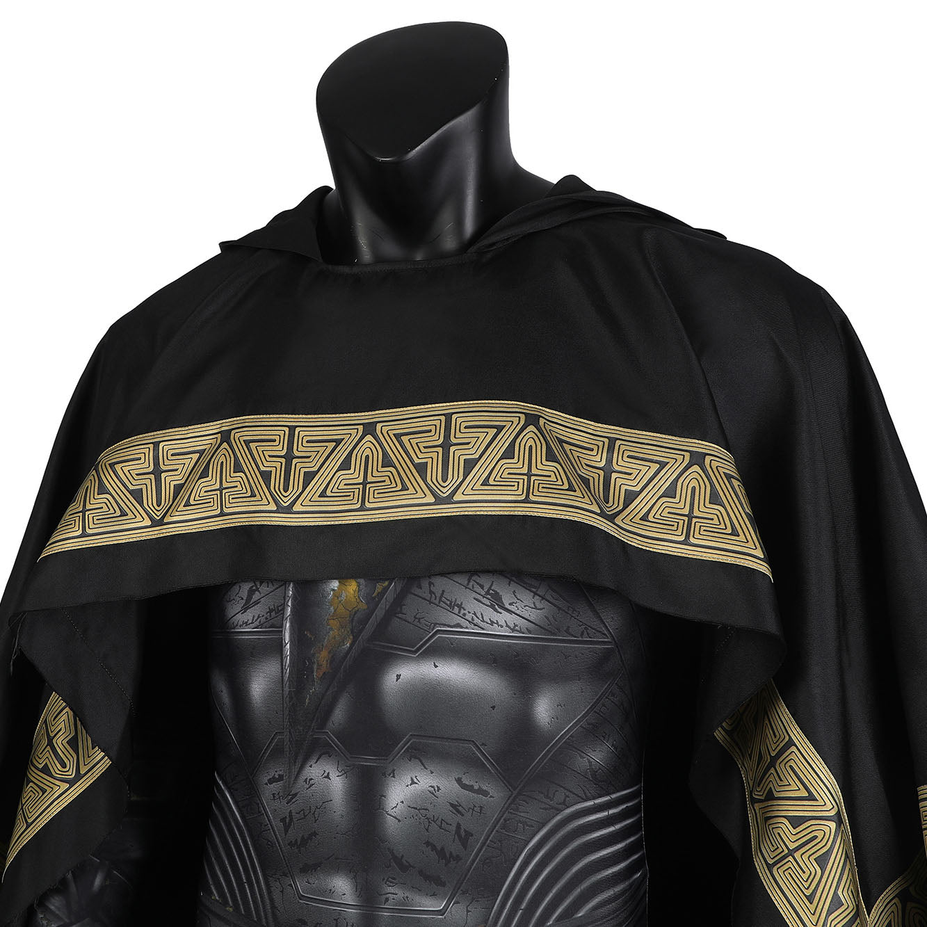 [ylevol] Comics Black Adam Male Jumpsuit with Hooded Cloak Costumes