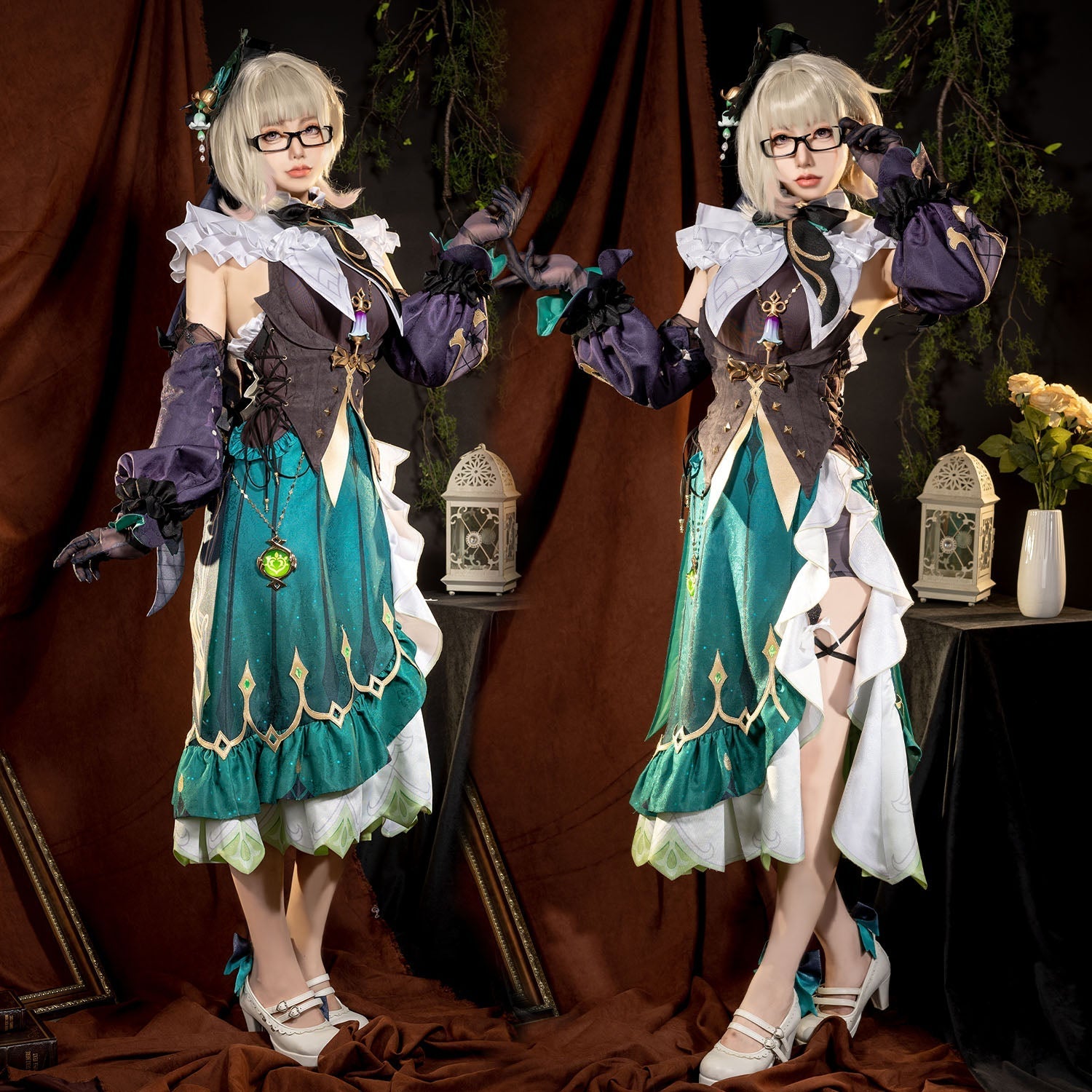 [ylevol] Genshin Impact Renowned Perfumer Emilie Cosplay Costumes