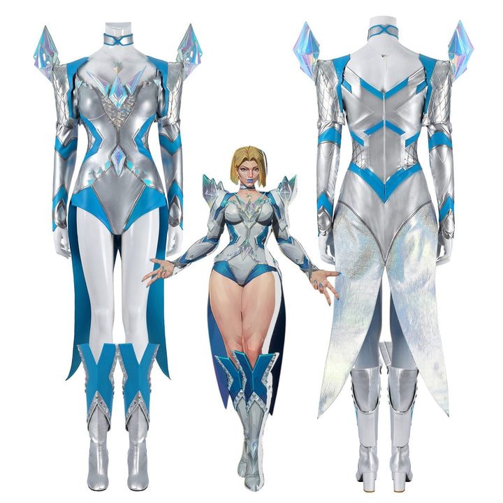 [ylevol] Marvel Rivals White Queen EMMA Full Set Female Cosplay Costumes