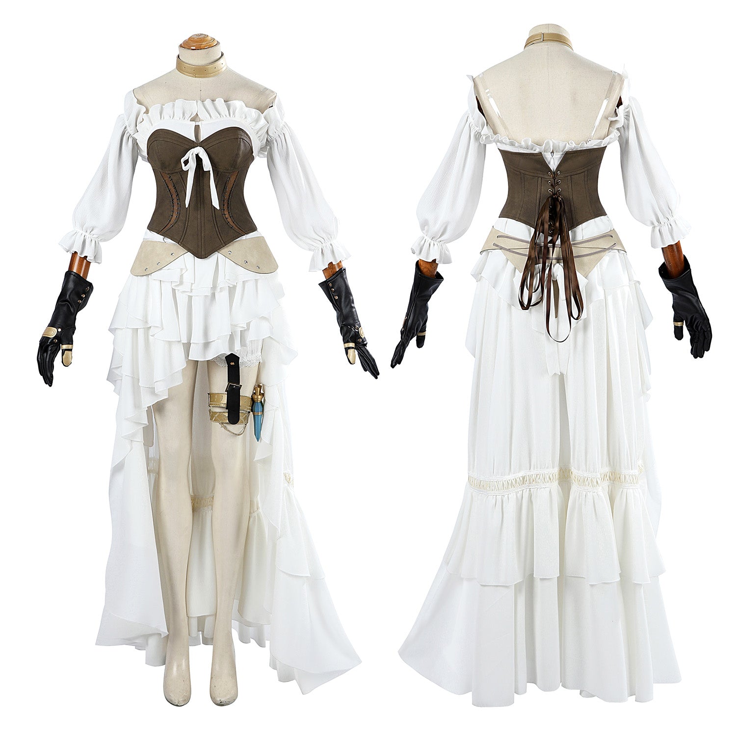 [ylevol] FINAL FANTASY XIV A Realm Reborn Ishgard Female Full Set Cosplay Costumes