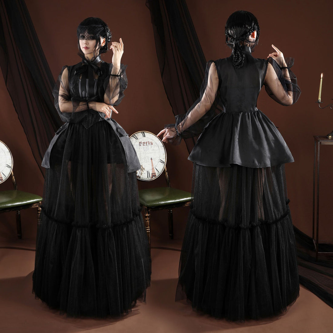 Wednesday 2 The Addams Family Wednesday Addams Ball Gala Gown Costumes