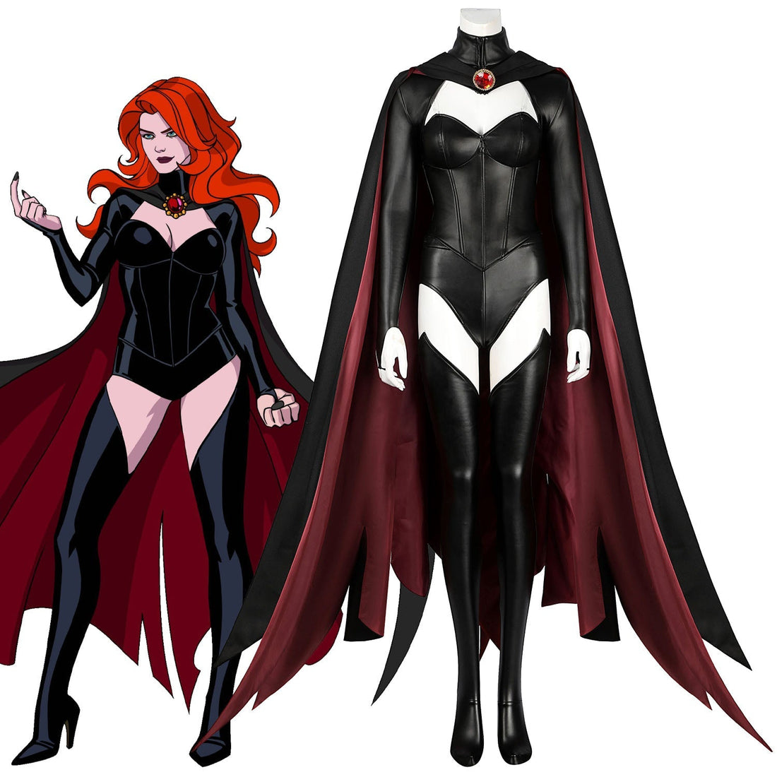 [ylevol] X-Men '97 Red Queen Madelyne Pryor Female Top Level Cosplay Costumes