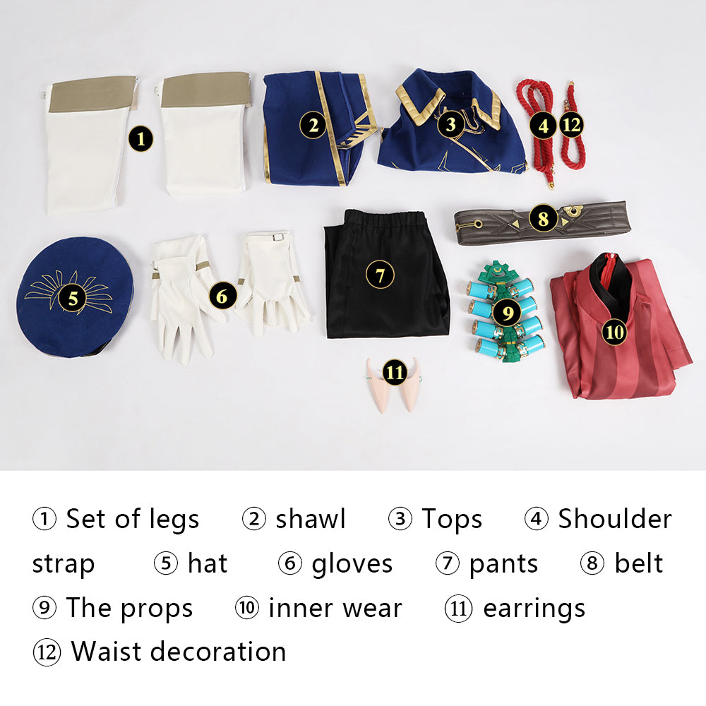 [ylevol] The Legend of Zelda Tears of the Kingdom Link Royal Guard Uniform Costumes