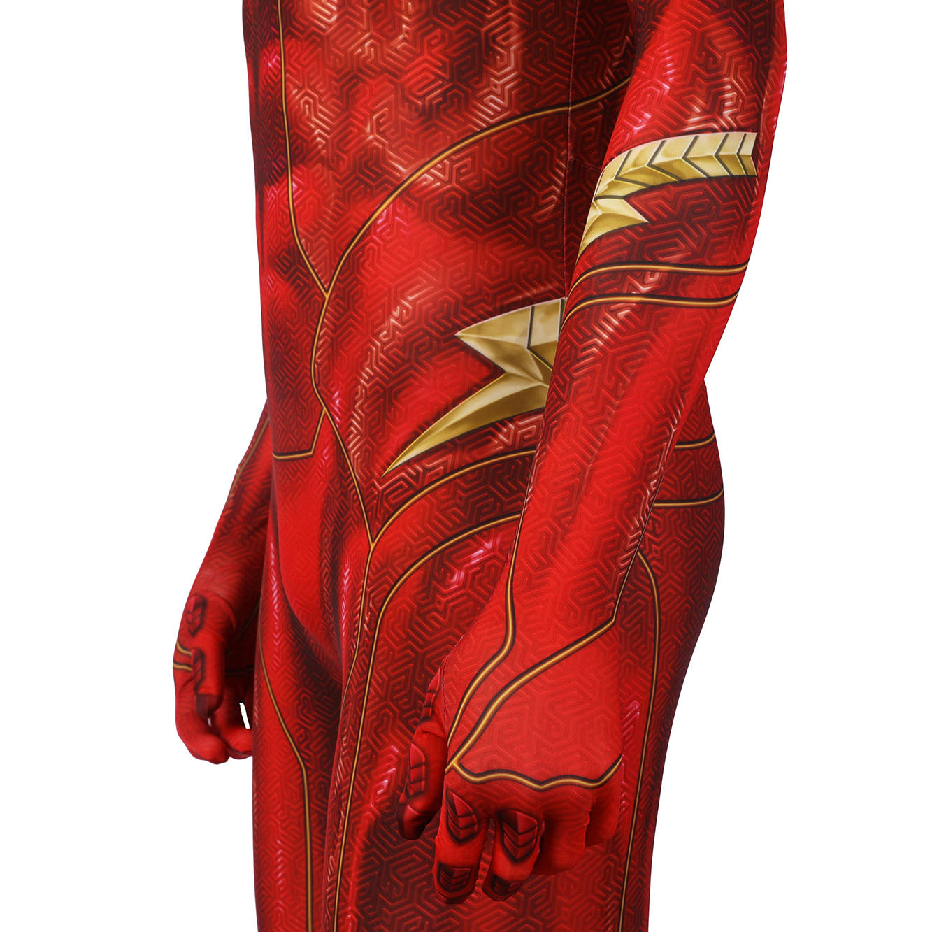 [ylevol] Flashpoint Barry Allen The Flash Jumpsuit with Mask Cosplay Costumes