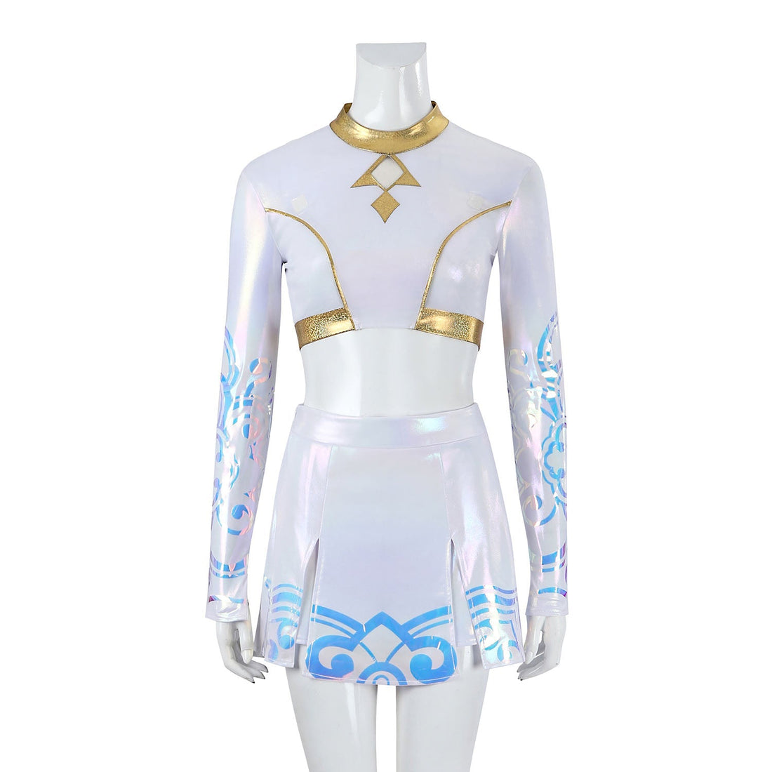 [ylevol] KPop Demon Hunters Zoey White Stage Outfit Cosplay Costumes