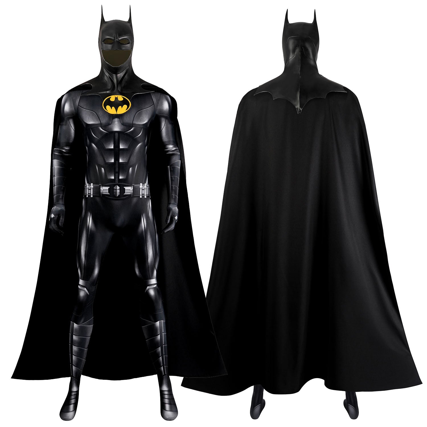 [ylevol] The Flash Batman Bruce Wayne Michael Keaton Male Jumpsuit Cosplay Costumes