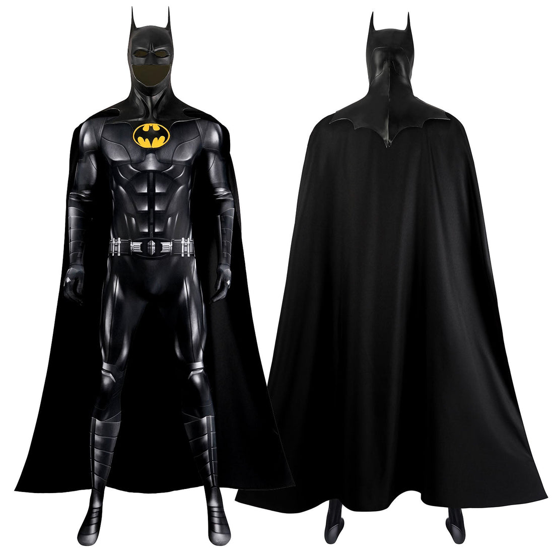 [ylevol] The Flash Batman Bruce Wayne Michael Keaton Male Jumpsuit Cosplay Costumes