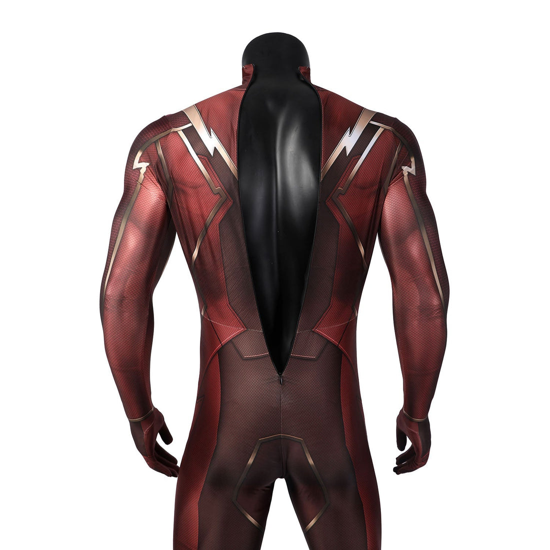 [ylevol] Injustice 2 The Flash Male Jumpsuit with Mask Cosplay Costumes