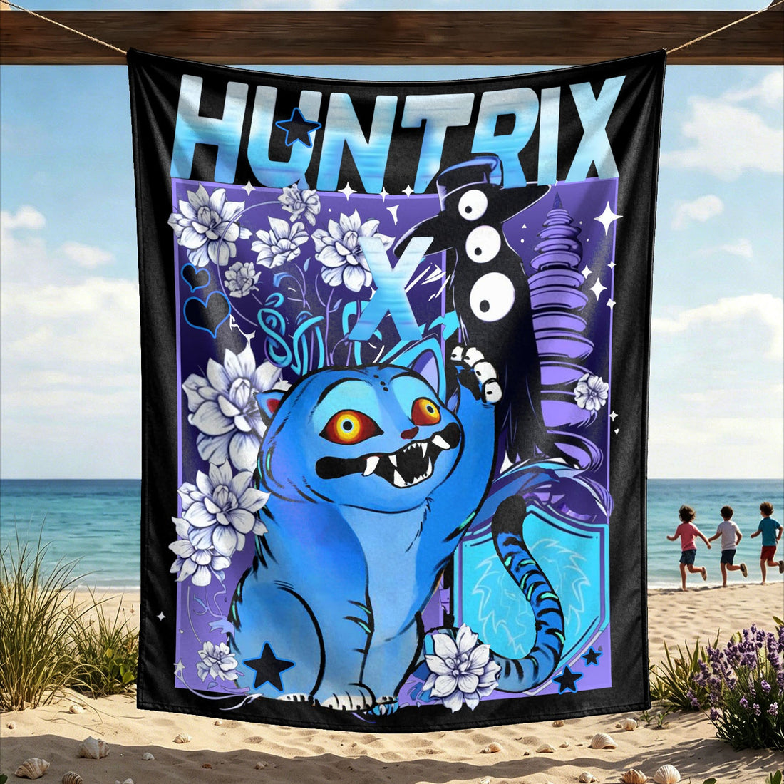 Kpop Demon Hunters Huntrix Saja Boys Wall Decor Tapestry for Home and Party