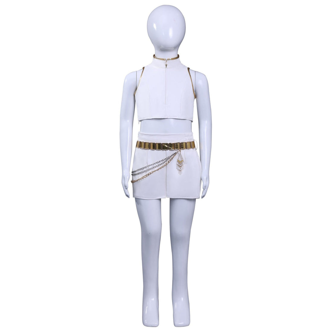 [ylevol] KPop Demon Hunters Rumi White Outfit Adult Kids Cosplay Costumes