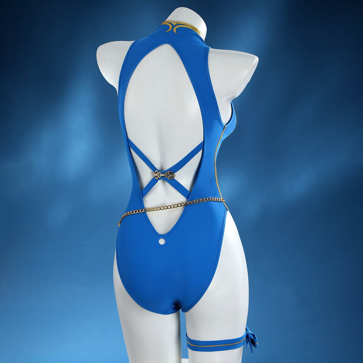 [ylevol] Game Street Fighter 6 Chun Li Woman Swimsuit Cosplay Costumes