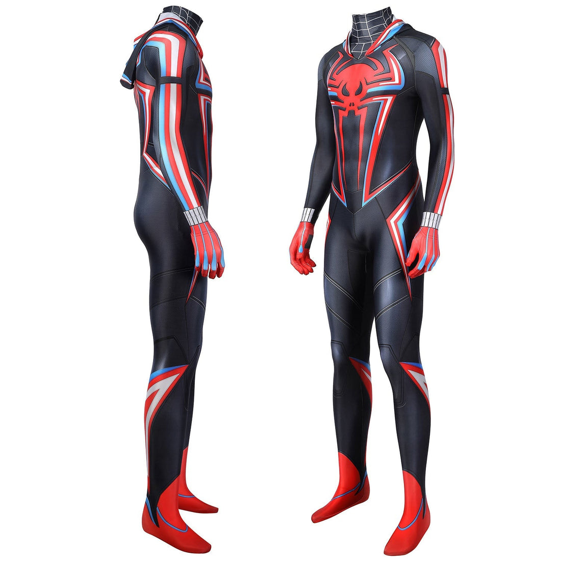[ylevol] Spider-Man Miles Morales 2099 Suit Male Hoodie Jumpsuit Costumes