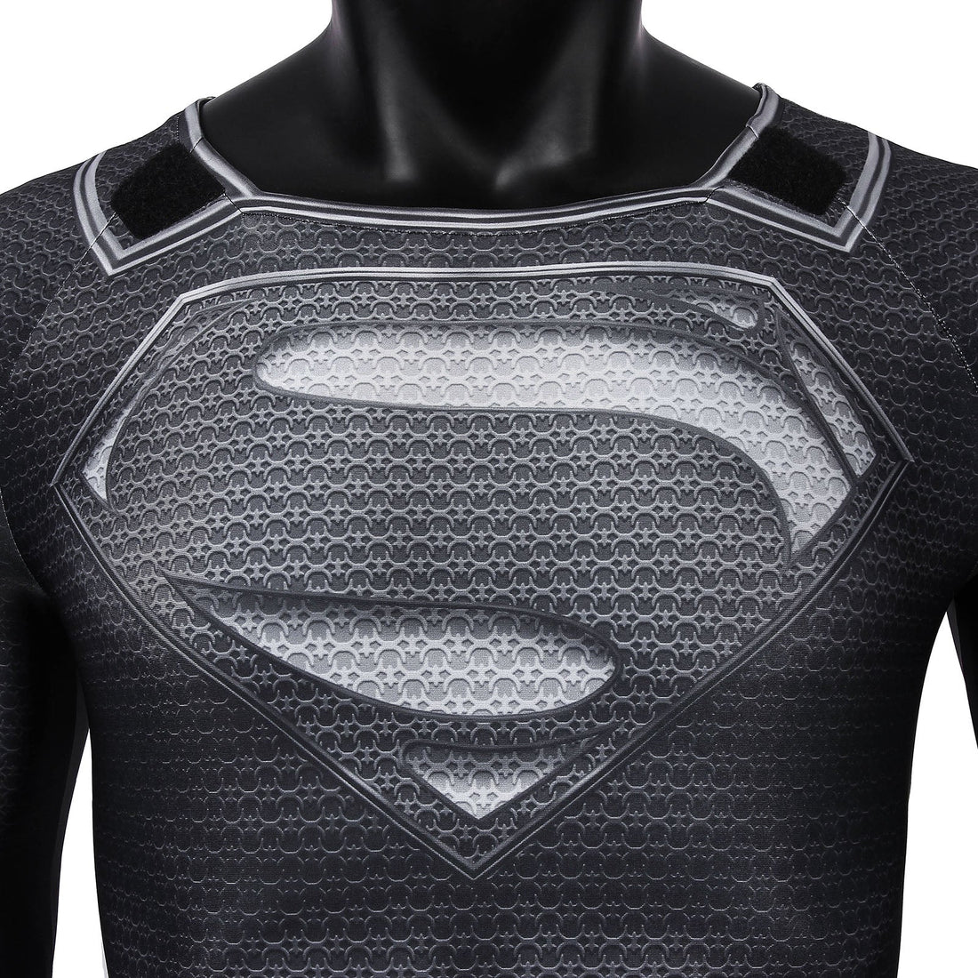 [ylevol] Justice League Clark Kent Superman Male Black Jumpsuit Cosplay Costumes