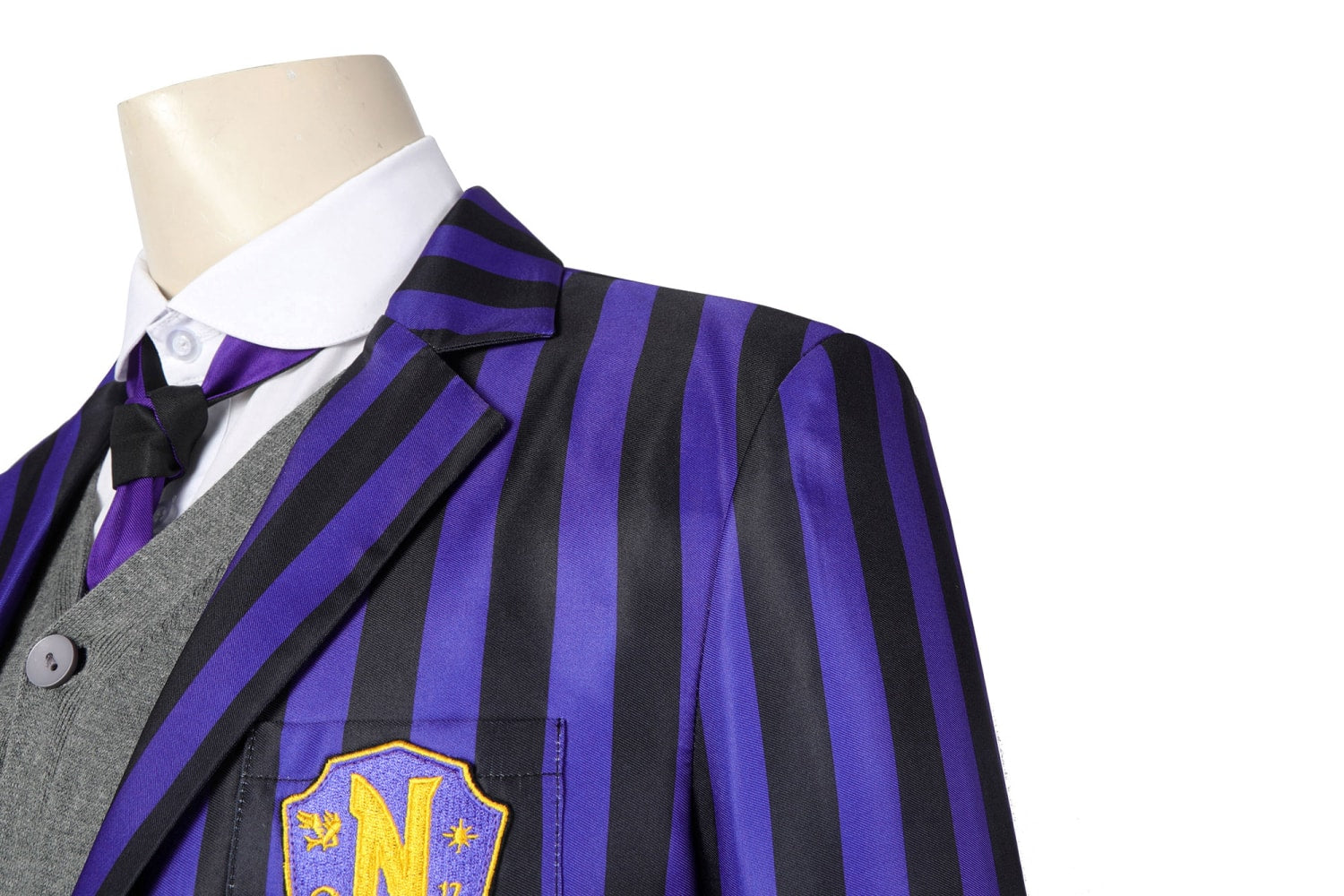 [ylevol] Wednesday 2 The Addams Family Eugene Otinger Nevermore Academy Uniform Costumes