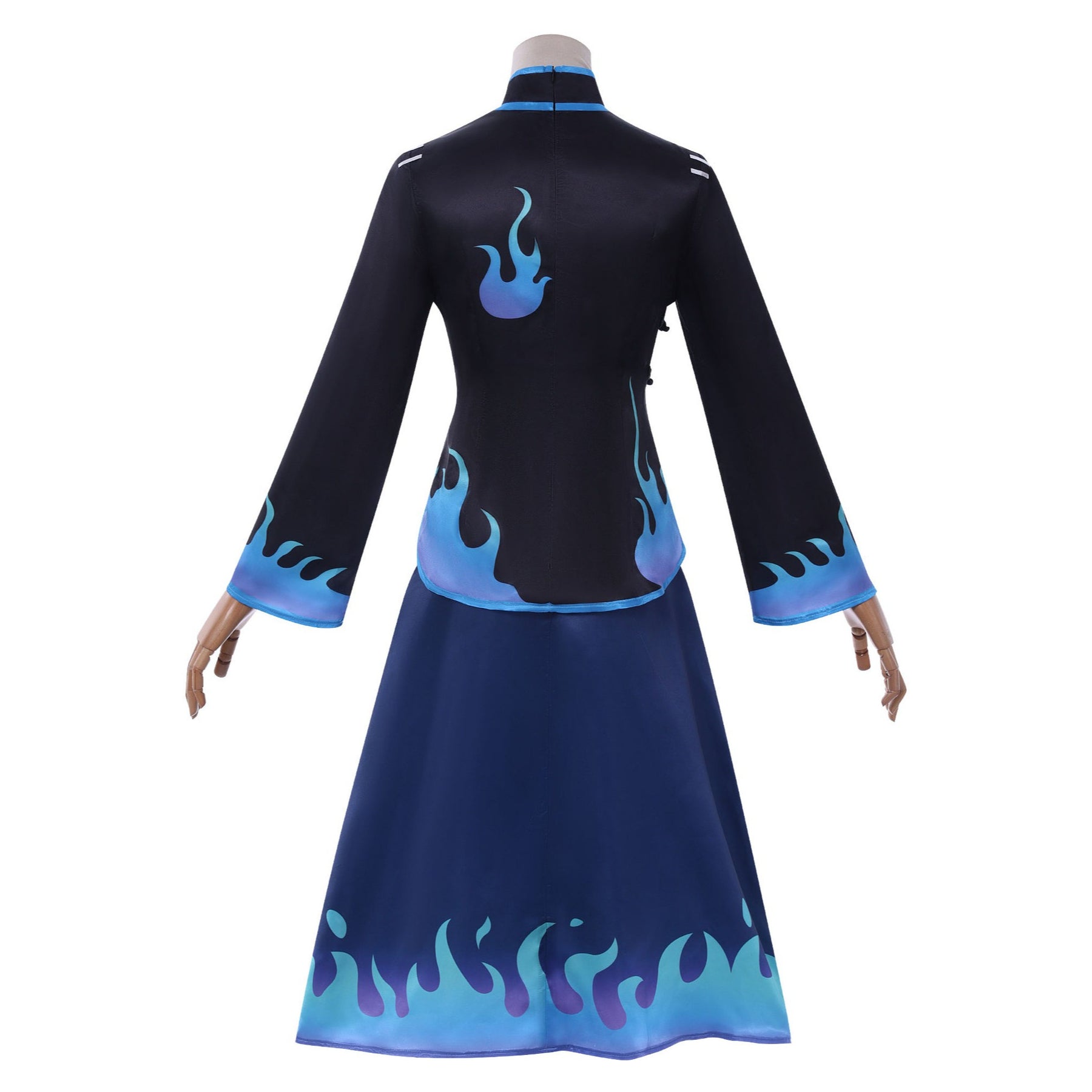 [ylevol] Identity V Antiquarian Qi Shiyi Blue Flame Cheongsam Cosplay Costumes