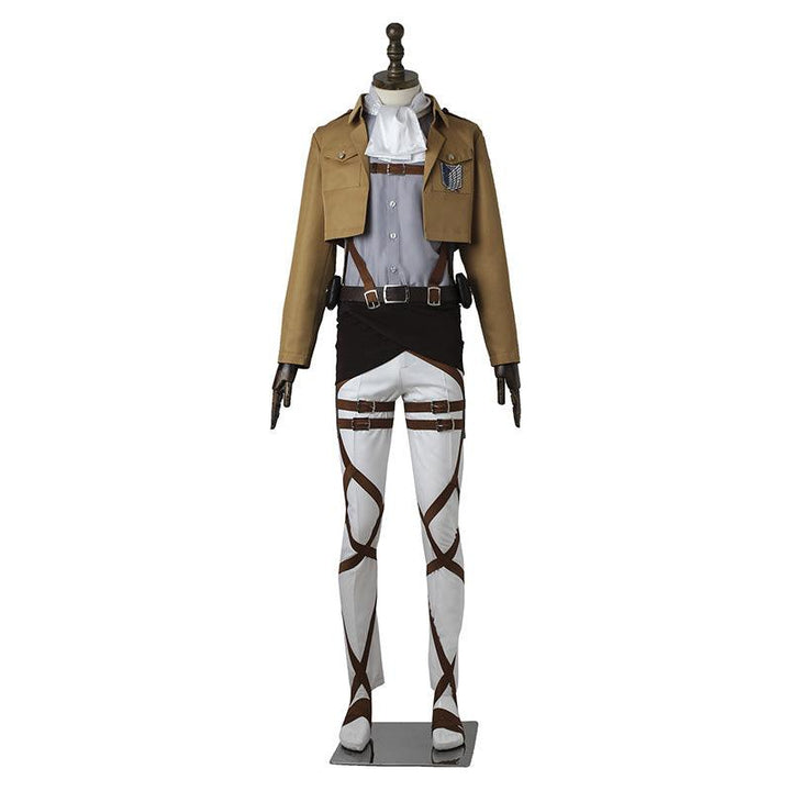 [ylevol] Attack on Titan Levi Ackerman Survey Corps Uniform Set Cosplay Costume